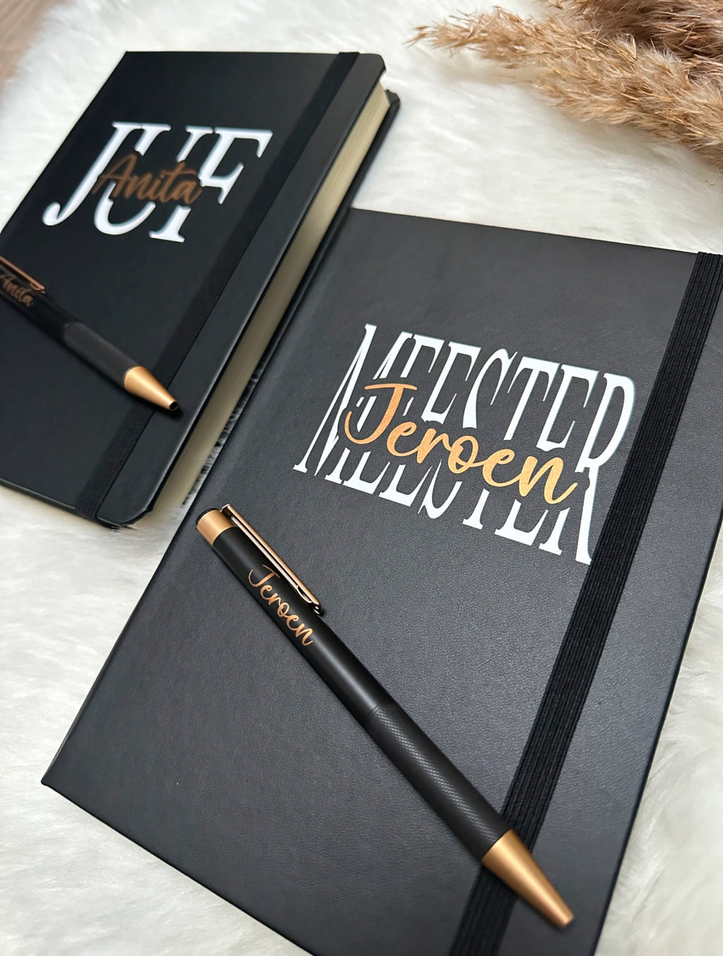 Juf / Meester | Notitieboek en Pen met naam