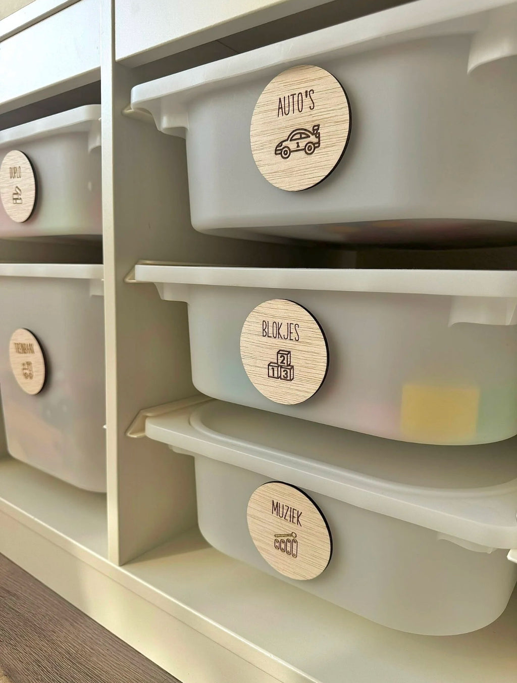 Houten Labels | Ikea Trofast Bakken